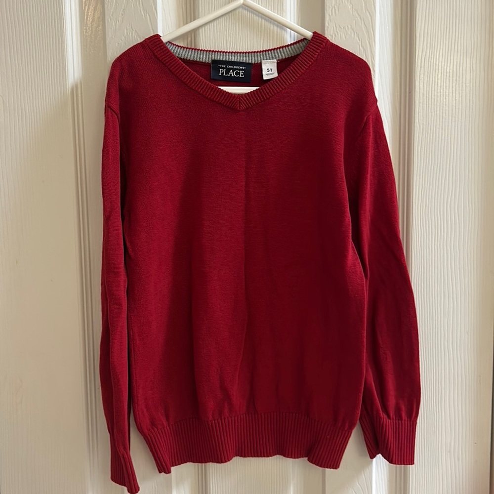 Boys Red Sweater Children’s Place 5
